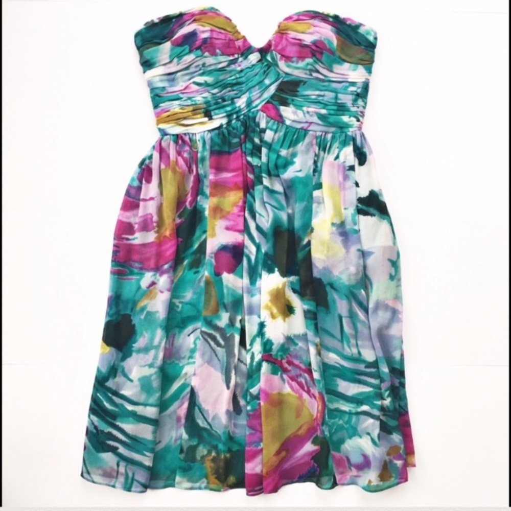 Donna Morgan strapless dress